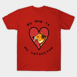 My Dog is My Valentine Corgi Terrier Cross T-Shirt